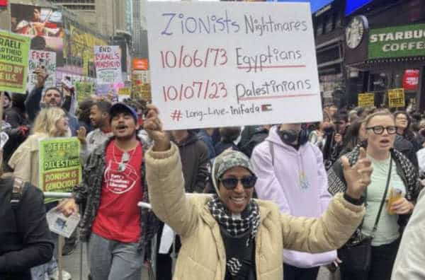NextImg:Hamas Supporters, Antifa and BLM Call for Israel's Destruction in US Cities