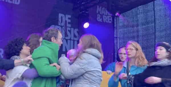 NextImg:Greta the "Swedish Hobgoblin" Marches for Hamas & Communism
