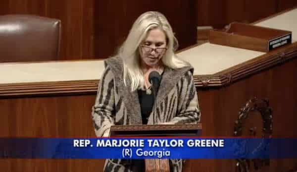 NextImg:MTG Reintroduces Articles of Impeachment for a Traitor