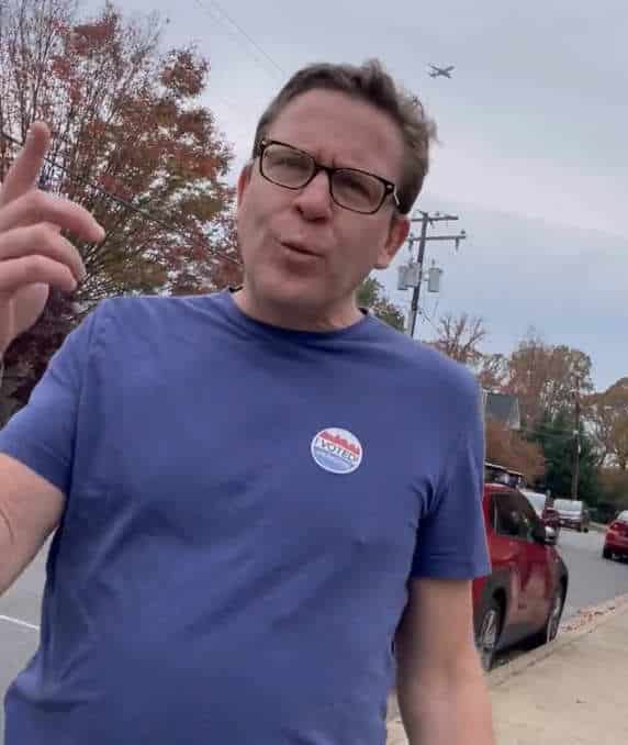 NextImg:Typical Progressive Reacts to Being Greeted by a GOP Poll Worker