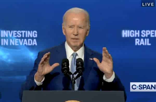 Here Is Your President on Bidenomics‚ Guns‚ Canons‚ and Trains