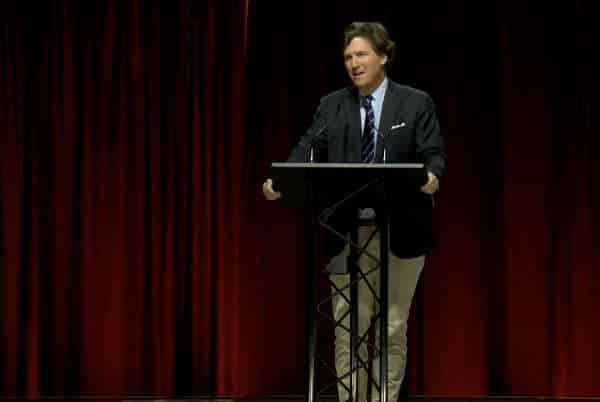 NextImg:Tucker Began His "Sworn Enemy Tour," Enraging Trudeau-ites