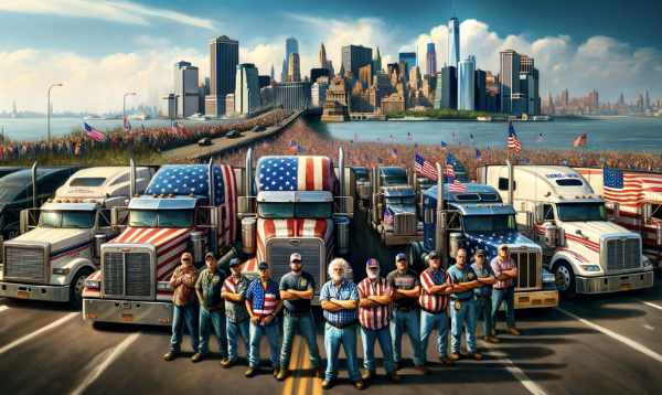 Truckers Threaten to Boycott New York City Starting Monday
