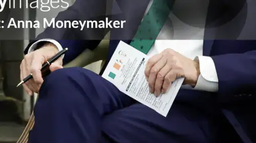 Clown World President Has a Cheat Sheet With the PM’s Photo