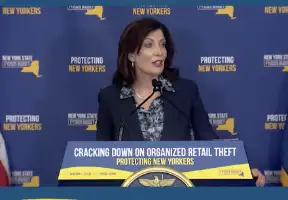 NY Gov Hochul Celebrates Doing Nothing Much for Retail Workers