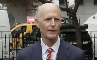 Rick Scott Speaks After Attending Donald Trump’s Trial