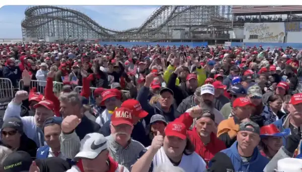Reportedly 80-100,000 at Trump’s Wildwood, NJ Rally