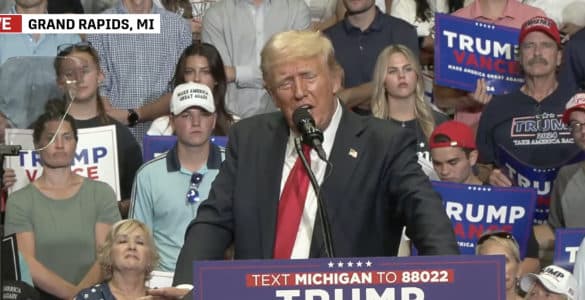 Donald Trump and JD Vance Live in Grand Rapids