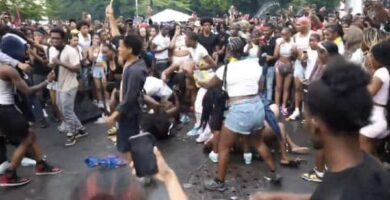 Gay Pride Parade in Manhattan Becomes An Excuse for Brawls