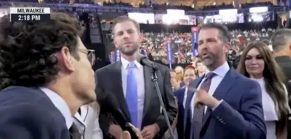 Don Jr Tells the MSNBC “Clown” to “Get Out of Here”