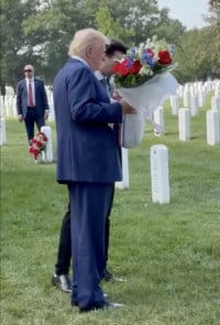 Democrats Try to Tarnish President Trump’s Visit to Arlington