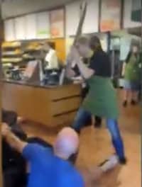 Violent Man Finally Subdued by a Bread Pan