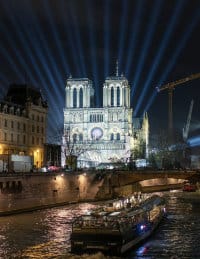 Donald Trump at the Opening of Notre Dame