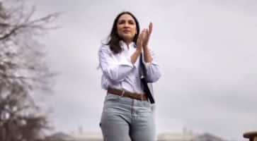 AOC & Bernie Flew 1st Class to Fight the Oligarchy