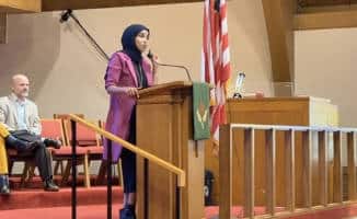 A Cursing Ilhan Omar Insults Charlie Kirk in a Minnesota Church