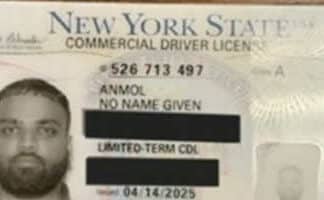 Democrats Give Licenses to Truck Drivers with No Name Given