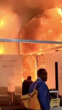 Rapidly Spreading Fire Breaks Out at UN COP30
