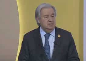 UN Chief Tells COP30 Attendees to Bring Cash, $1.3T Annually