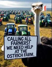 British Columbia Killed, Murdered, Slaughtered Hundreds of Ostrichs