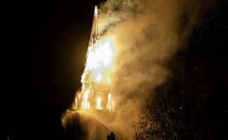 The Vondelkerk Burned to the Ground in Amsterdam