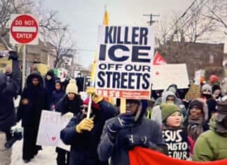 Omar Marches in a Newly Staged Democrat Performance