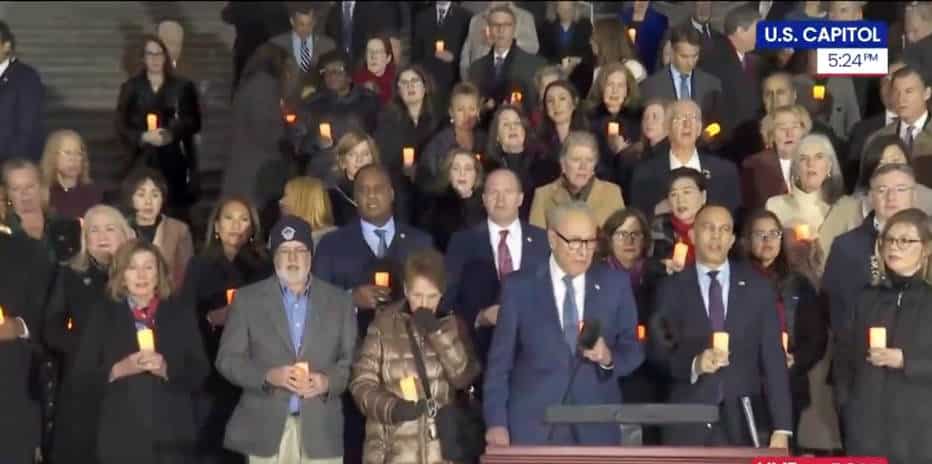 Clown World’s Colossal Losers Hold a Candlelight Vigil for J6 Insurrection Fakery