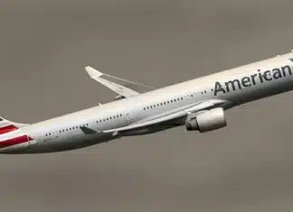 Bullet Holes in an American Airlines Jet Coming from Colombia