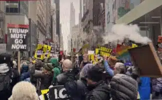 Refuse Fascism Rampages Through NYC