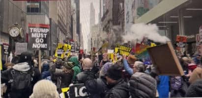 Refuse Fascism Rampages Through NYC