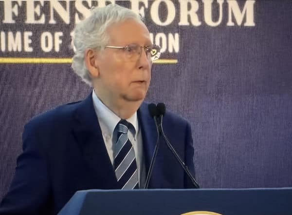 Sen. Mitch McConnell Is Hospitalized with a “Positive” Outlook