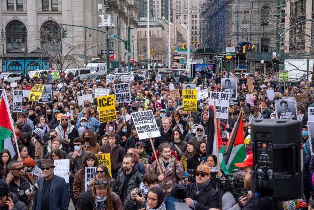 The Usual Far-Left Radicals March for Mahmoud Khalil Who Received a Final Removal Order