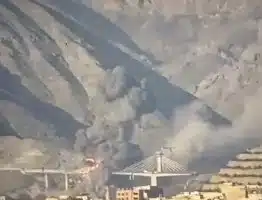 Iran’s Tallest Bridge Is Obliterated
