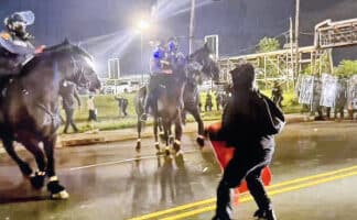 Antifa Anarcho-Communists Are Rioting, Attacking Police Horses