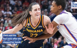 Clark Fouled for Clapping Hands & She Got Smacked in the Face