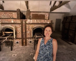 A NC Democrat Candidate in Front of Dachau Ovens Says MAGAs Belong There